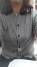 Navigare意大利小帆船圓領(lǐng)針織開(kāi)衫女士秋冬款長(cháng)袖休閑外套氣質(zhì)內搭毛衣女 太空灰 L 碼 曬單實(shí)拍圖