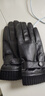 七匹狼真皮手套男士冬季加絨保暖騎行開(kāi)車(chē)加厚防寒觸屏羊皮手套生日禮物 真羊皮加絨保暖手套 【款式一】 M 曬單實(shí)拍圖