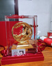廣贊萊松鶴延年金箔擺件老人生日禮物賀壽禮品家居裝飾品創(chuàng)意祝壽工藝品 松鶴延年 曬單實(shí)拍圖