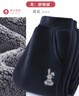多妙屋女童褲子秋冬裝兒童運動(dòng)褲中大童加絨長(cháng)褲衛褲81814藏藍150 曬單實(shí)拍圖