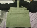 駱駝（CAMEL）[北風]三合一沖鋒衣戶外登山服防風防雨防污抓絨羽絨內(nèi)膽運動外套 [抓絨]幻影黑冰晶灰色男 A13CAXX085Z XL 曬單實拍圖