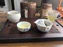 瓷牌茗 高白青花瓷快客杯一壺一杯旅行茶具便攜辦公個(gè)人茶杯茶壺組合 【秀色荷花】一壺一杯 曬單實(shí)拍圖