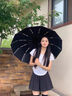 明佳匠全自動(dòng)雨傘加固加厚加大雙人雨傘晴雨兩用大號(hào)男士折疊便攜太陽傘 【曜石黑】264骨全自動(dòng)折疊雨傘 12大骨架-強(qiáng)化鋼纖骨-可定制LOGO 曬單實(shí)拍圖