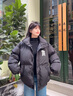 OEMG美式棉服男冬季加絨加厚高街棉衣外套情侶潮流秋冬潮牌棉襖面包服 Q1973黑色 XL [建議125-140斤] 曬單實拍圖