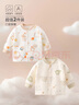 貝樂咿嬰兒衣服保暖內(nèi)衣夾棉上衣0-2歲秋冬季男女寶寶薄棉開衫外套 6042動物樂園+6045水果象 80 【建議9-12個月】 曬單實(shí)拍圖