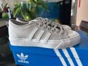 adidas NIZZA經典運動帆布鞋男子阿迪達斯官方三葉草HQ8526 灰色/白色 38 曬單實拍圖
