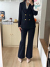 特洛曼氣質(zhì)時(shí)尚職業(yè)西裝套裝女春秋面試正裝高級感通勤女裝休閑西服外套 曬單實(shí)拍圖