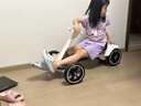 京樂(lè )貝比新款奇動(dòng)電動(dòng)卡丁車(chē)2-8歲便攜折疊OD-V12可坐人男女寶寶遙控汽車(chē) 白+發(fā)泡輪+座調節+遙控+雙電瓶/加長(cháng)車(chē)身 曬單實(shí)拍圖