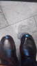 韻優(yōu)利（yunyouli）男士正裝皮鞋透氣防滑圓頭商務(wù)休閑鞋工作鞋特大碼皮鞋男 黑色 46 曬單實(shí)拍圖