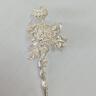 老銀匠s999足銀十二花神步搖女古風(fēng)銀盤(pán)發(fā)簪子漢服頭飾情人節禮物送女友 9月菊花 約21g/999足銀/含證書(shū) 曬單實(shí)拍圖