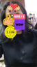 恒源祥100%純羊毛衫女半高領(lǐng)毛衣女保暖打底衫秋冬季時(shí)尚女裝針織衫上衣 黑色 L 165/88A【建議105-120斤】 曬單實(shí)拍圖