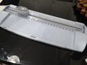 得力（deli）裁紙器小型裁紙刀切紙機(jī)辦公裁紙機(jī)切紙刀手工迷你照片剪裁切紙器雙向刀頭裁剪割紙刀切割器裁切機(jī) 天空藍(lán)-可直線虛線壓痕A5 TD801 曬單實(shí)拍圖