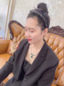 周大金 CHOW TAI KING淡水珍珠項鏈媽媽款水滴玉髓吊墜女七夕情人節(jié)禮物送婆婆長輩生日 曬單實拍圖
