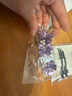 Royal sasa皇家莎莎蝴蝶結(jié)發(fā)夾頭飾日韓國版發(fā)卡橫夾人造水晶馬尾夾發(fā)飾 迷人紫 曬單實拍圖