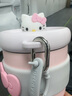 Next Kiss英國聯(lián)名Hello Kitty高顏值巨無霸吸管保溫杯冰霸杯可愛女保冷杯 粉色+Kitty貓裝飾1250ml 曬單實拍圖