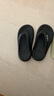 LURAD時(shí)尚軟底人字拖男夏季夾腳涼拖鞋情侶沙灘鞋女 黑色 35-36  曬單實(shí)拍圖