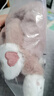 廣月藍可愛(ài)貓耳朵毛絨耳罩女冬季保暖騎行防凍耳暖護耳套耳捂子耳包防風(fēng) 米色貓耳朵耳罩 加厚可折疊 曬單實(shí)拍圖