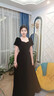 麗佰昕2025新款黑色法式晚禮服裙女感宴會(huì)氣質(zhì)藝考主持人禮服裙平時(shí)可穿 黑色 XL 建議115-120斤 曬單實(shí)拍圖