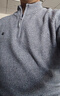 威可多（VICUTU）【云霧衫】男士舒適百搭長(cháng)袖針織衫羊毛舒適微寬松針織衫 灰藍色（帶拉鏈） XL 曬單實(shí)拍圖