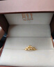 周生生黃金戒指 心花怒放足金素圈戒指開口戒27942R計價 2.8克 曬單實拍圖
