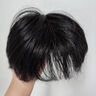 纖縷假發(fā)男短發(fā)真發(fā)全真人發(fā)韓版帥氣蓬松自然假發(fā)套隱形無(wú)痕男士假發(fā) 自然黑 【全真發(fā)+遞針頂心】 中發(fā) 均碼-【52-56】免修剪 曬單實(shí)拍圖