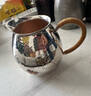 藏六造 公道杯七彩藤葉純手工金銀鑲嵌公道杯分茶器茶海 純銀999公道杯 七彩藤葉公道杯 曬單實(shí)拍圖