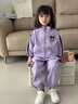 G.DUCKKIDS小黃鴨童裝女童套裝春秋裝2025新款洋氣庫洛米兒童衣服女孩運動服 粉色 110 建議4~5歲【100-110cm】cm 曬單實拍圖