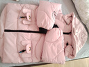 G.DUCKKIDS兒童羽絨服女童2024新款洋氣冬裝棉襖中大童小女孩保暖棉衣外套潮 粉紅色 150 適合身高140-150cm年齡9-10歲 曬單實(shí)拍圖