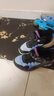 SNOOPY史努比童鞋男童運(yùn)動(dòng)鞋冬季保暖彈力籃球鞋輕便訓(xùn)練鞋7958紫藍(lán)37 曬單實(shí)拍圖