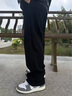 軒萊雅褲子男孩初中學(xué)生帥氣休閑長(zhǎng)褲青少年大童直筒褲運(yùn)動(dòng)衛(wèi)褲春秋季 黑色【常規(guī)】 L 曬單實(shí)拍圖