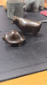 一紀(jì)（KAZUNORI）手工復(fù)古烏龜銅茶寵擺件 創(chuàng)意精品可養(yǎng)實(shí)心蓋托禪意茶玩茶寶 烏龜茶寵 曬單實(shí)拍圖