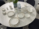 唐帕碗具套裝景德鎮家用輕奢高級感2024新款陶瓷餐具碗盤(pán)筷喬遷之喜 【一葉之秋】70頭豪華升級配置 曬單實(shí)拍圖