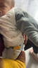 宜爽兒新生嬰兒衣服秋冬季裝連體衣寶寶加厚套裝棉衣外出抱衣冬裝0一3月 綠色恐龍 73cm 曬單實(shí)拍圖