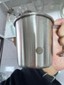 Hero不銹鋼咖啡杯戶外露營咖啡杯304不銹鋼便攜式茶杯手沖咖啡杯 不銹鋼戶外咖啡杯 曬單實拍圖