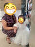 念露嵐兒童超仙禮服女寶寶一周歲生日公主裙子小女孩花童婚禮禮服蓬蓬紗 主圖款 80 曬單實拍圖