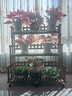 華觀家居（Home Giving Furniture）陽(yáng)臺(tái)花架客廳室內(nèi)落地式實(shí)木多層置物防腐木多肉吊籃花架子可移動(dòng) 加厚款三層102 帶輪款 可移動(dòng) 曬單實(shí)拍圖
