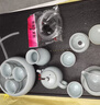 HnSeFe汝窯功夫茶具套裝整套家用哥窯陶瓷開片可養(yǎng)蟬翼汝瓷茶壺蓋碗 汝窯10件配西施壺 曬單實(shí)拍圖