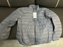 真維斯輕薄羽絨服男短款冬季外套男士新款超輕休閑中青年白鴨絨保暖防寒 A210-16050灰色 XL (140斤-160斤) 曬單實(shí)拍圖