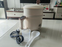 WIFER電煮鍋迷你多功能1-2人電飯煲小型家用電飯鍋辦公室學(xué)生宿舍電煮鍋電熱鍋智能電火鍋 1.2L 米色【不沾內(nèi)膽+不溢出+蒸籠】 曬單實(shí)拍圖