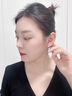 祥瑞天賜小櫻桃耳釘女2025新款感耳環(huán)珍珠耳飾小眾設計獨特養(yǎng)耳洞 鑲鉆櫻桃小巧通勤s999純銀 曬單實拍圖