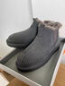 緋垚男鞋冬季雪地靴男士加絨保暖馬丁靴休閑加厚靴子大棉鞋防滑短靴 雪地靴灰色 加絨 42 (260mm) 曬單實(shí)拍圖