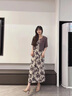 Carl Beck品牌法式細跟高跟鞋女2024春夏新款氣質(zhì)女鞋配裙子尖頭一字帶單鞋 杏色   羊皮 34 柔軟好穿 曬單實拍圖