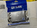 SK-LINK 單口網(wǎng)絡(luò)面板 86型電腦插座網(wǎng)口面板 電話網(wǎng)絡(luò)模塊通用超五類六類七類信息模塊灰色 SK-MB1S-GY 曬單實拍圖