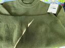 OEMG毛衣男款秋冬季潮牌高級感套頭日系復古慵懶風(fēng)寬松休閑針織衫外套 墨綠色 2XL [建議125-140斤] 曬單實(shí)拍圖
