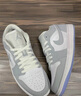 耐克官方女鞋 AIR JORDAN 1 LOW AJ1經(jīng)典煙灰AJ1小迪奧板鞋運動(dòng)休閑鞋 DC0774-105 39 曬單實(shí)拍圖