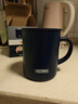 膳魔師（THERMOS）馬克杯簡(jiǎn)約辦公室帶蓋不銹鋼水杯咖啡杯 350ml JDG-351C NVY 藍色 曬單實(shí)拍圖