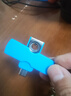 車載手機點煙器掛件迷你小巧便攜式typec新款應急戶外防風打火機 藍色 曬單實拍圖