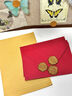 RoseNice 麻布信封 情書(shū)信紙創(chuàng)意中國(guó)風(fēng)母親節(jié)賀卡高級(jí)感手寫(xiě)牛皮信紙火漆印章成人禮信封精美520禮物送女 火山紅3信封10信紙3火漆印 曬單實(shí)拍圖