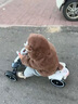 京樂(lè )貝比新款奇動(dòng)電動(dòng)卡丁車(chē)2-8歲便攜折疊OD-V12可坐人男女寶寶遙控汽車(chē) 黑+發(fā)泡輪+座調節+遙控+雙電瓶/加長(cháng)車(chē)身 曬單實(shí)拍圖