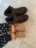 斯凱奇（Skechers）面包鞋春女靴短筒雪地靴舒適增高厚底高幫鞋144194 曬單實(shí)拍圖